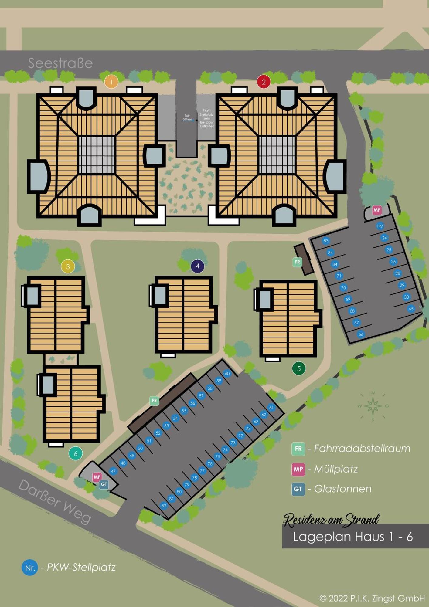 Residenz Am Strand Wohnung 4-60 青斯特 外观 照片